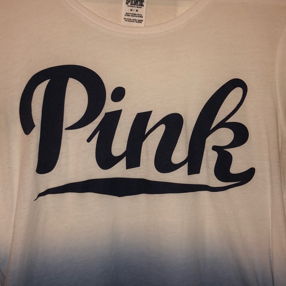 Blue ombré Victoria Secret PINK tee - Picture 2 of 2